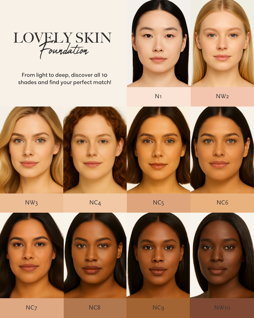 Lovely skin foundation