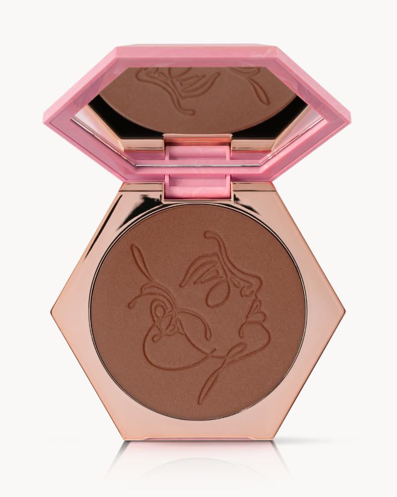 Luminous dolomite face powder