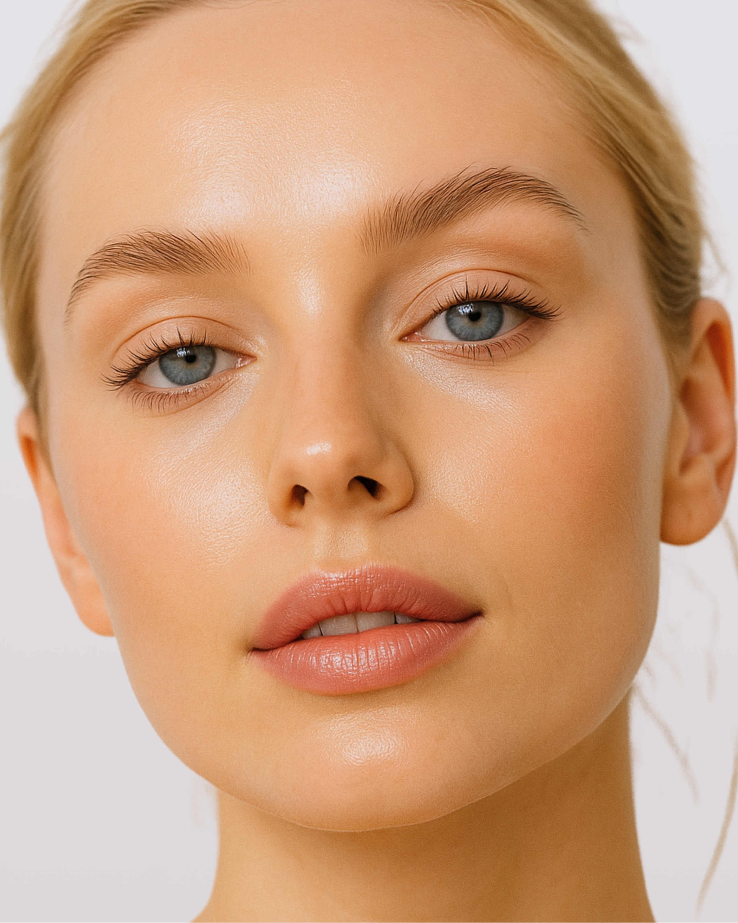 Luminous dolomite face powder