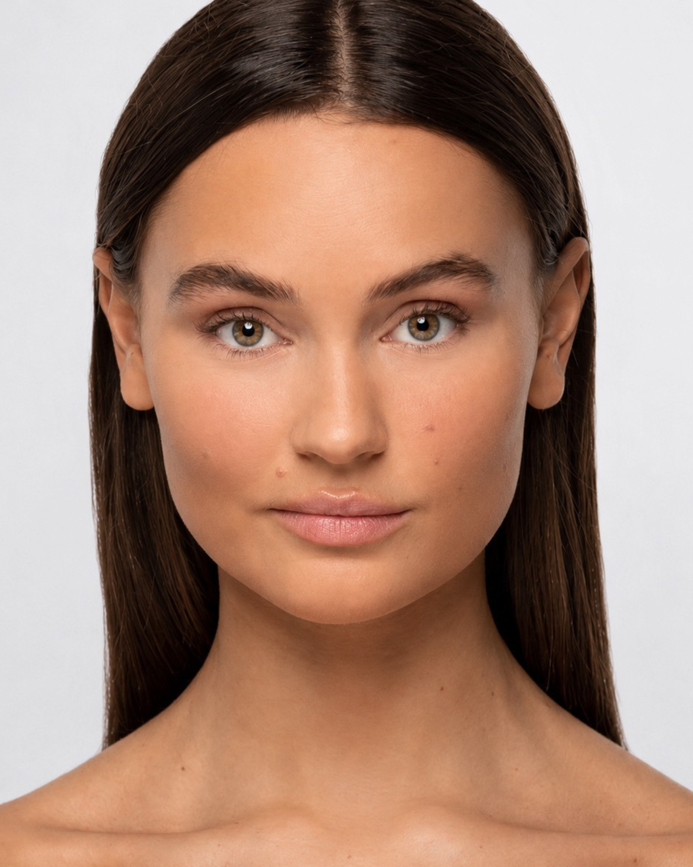 Luminous dolomite face powder