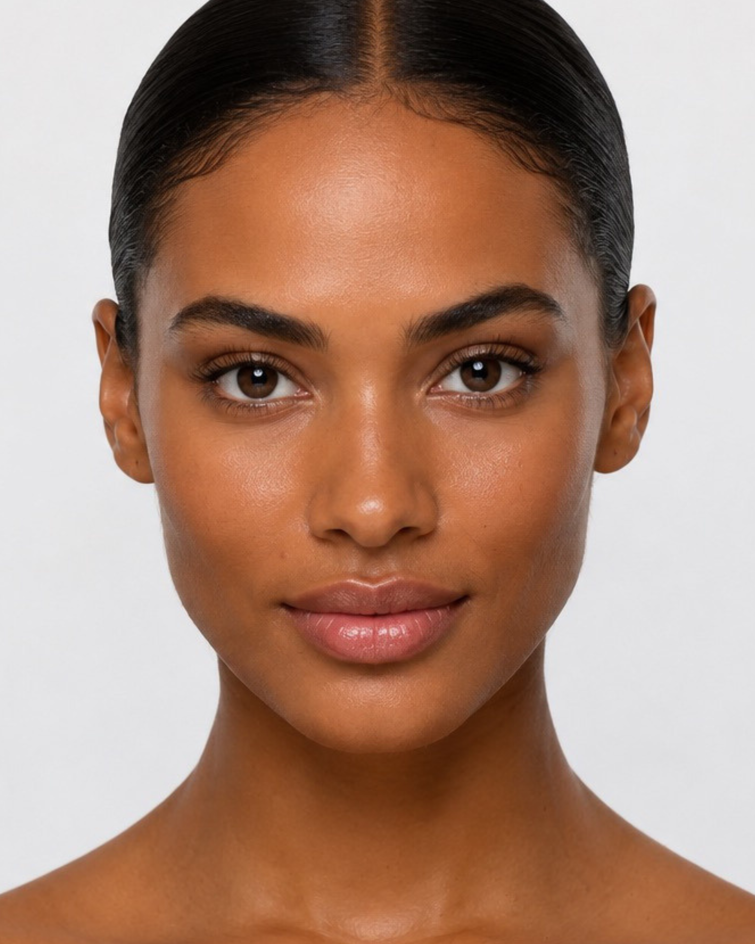 Luminous dolomite face powder
