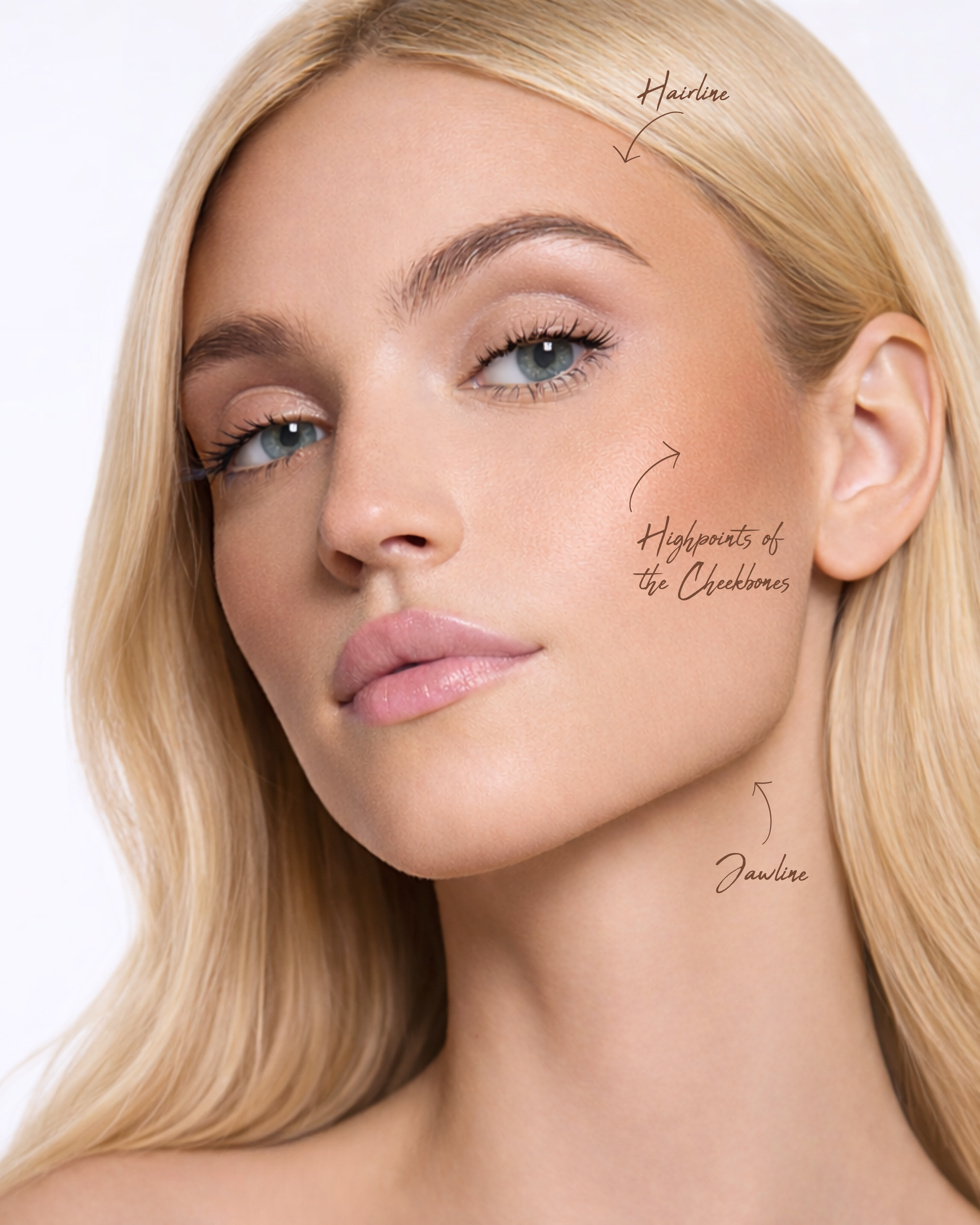 Luminous dolomite face powder