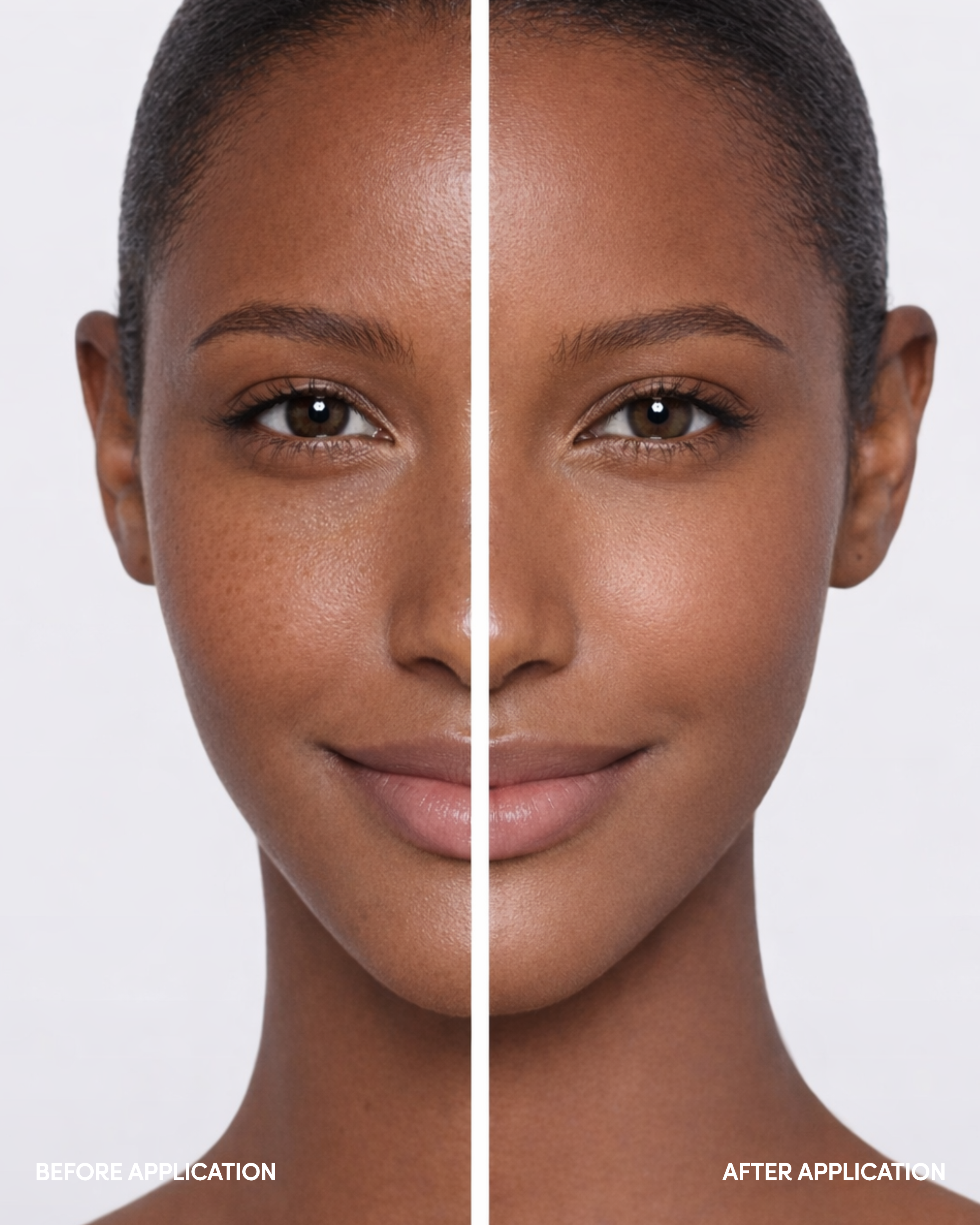 Luminous dolomite face powder